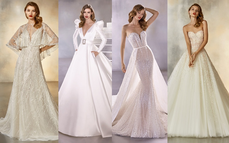 abiti da sposa Pronovias 2020 haute couture con strass