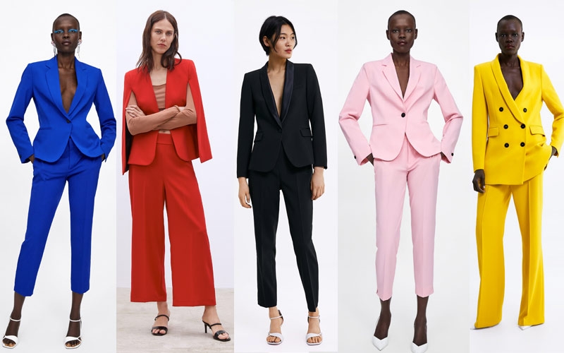 tailleur zara colorati 2019