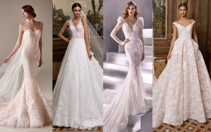 abiti da sposa Pronovias 2020 in pizzo