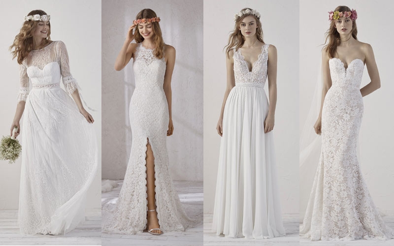 abiti da sposa pronovias 2019 boho