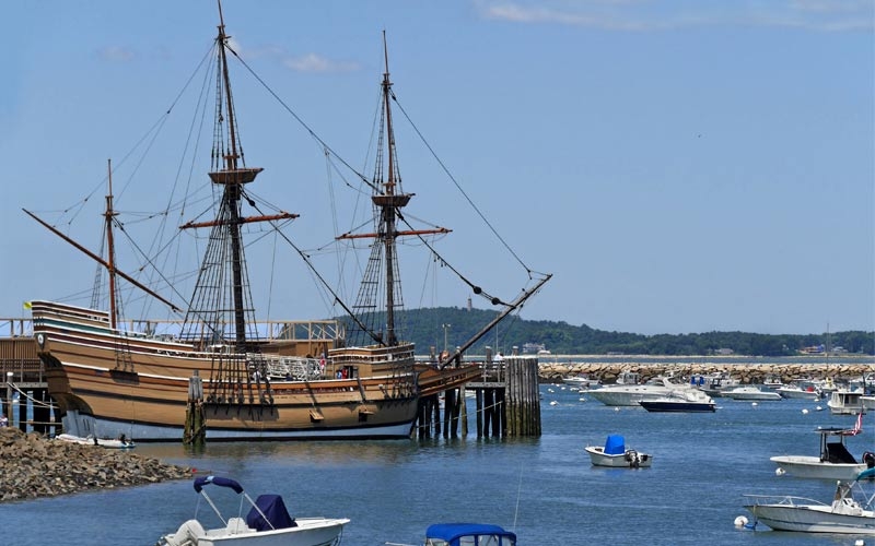 viaggio di nozze in usa nave mayflower