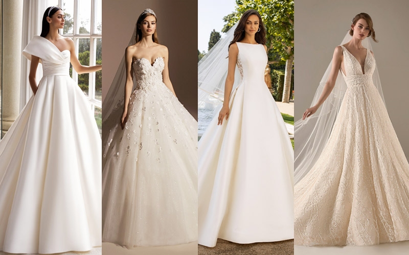 abiti da sposa da principessa Pronovias 2020