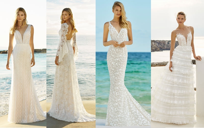 abiti da sposa per matrimonio in spiaggia